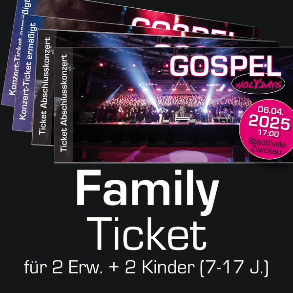 Ticket Family fr 4 Pers.